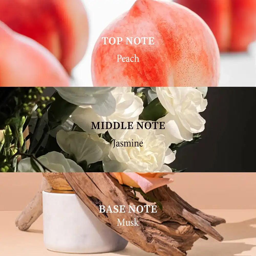 30ml KOEC Sweet Peach Fragrance Roll On Oil Nourishing Freshing Long-lasting Portable Triple Notes Jasmine Musk Natural Oil Base - AliExpress 66