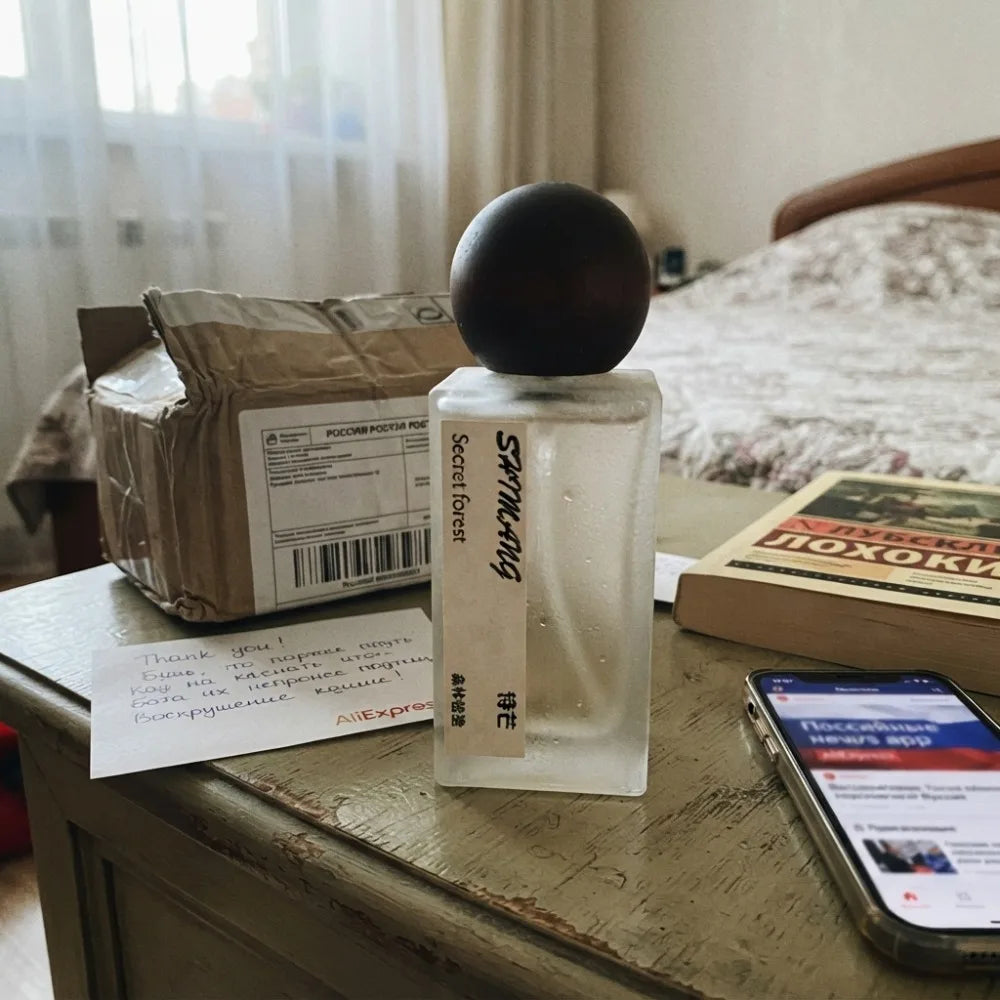 50ml Secret Forest Unisex Perfume Long Lasting Earthy Woody Floral Light Scent Cracked Frosted Bottle Fragrance For Men Women - AliExpress 66
