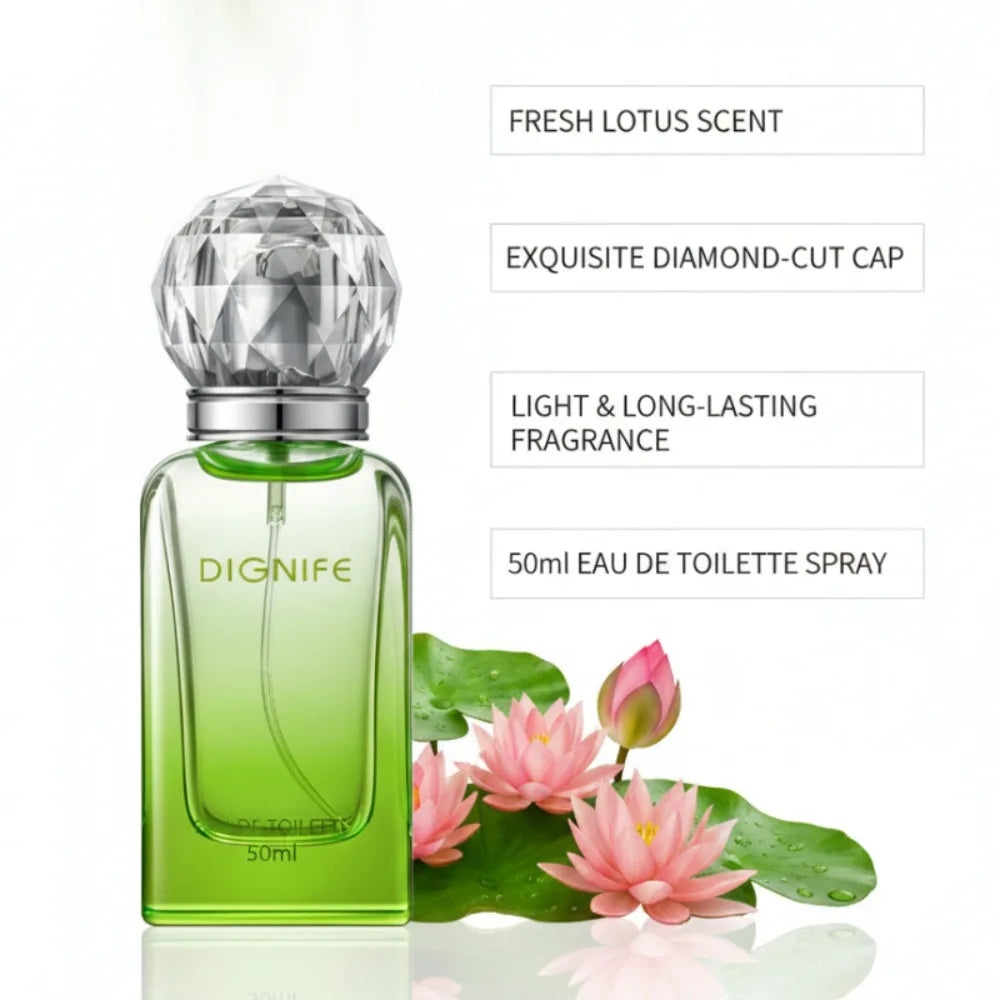 50ML Nile Garden Perfume Eau de Toilette Spray for Women Crystal Cap Long Lasting Floral Fruity Perfume Gift for Her Birthday