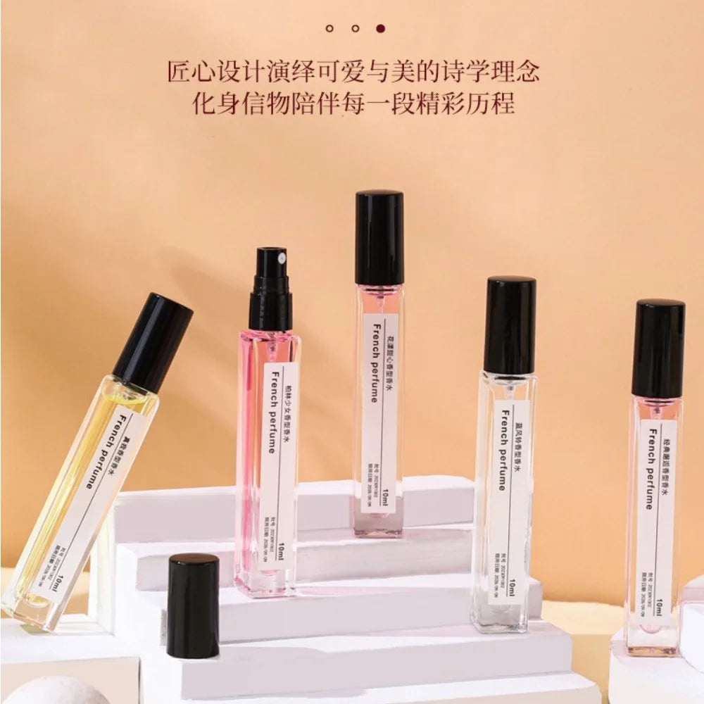 10ML Popular Perfume Portable Mini Eau De Toilette Long Lasting Woody Floral Fragrance Pocket Travel Size For Women Daily Use