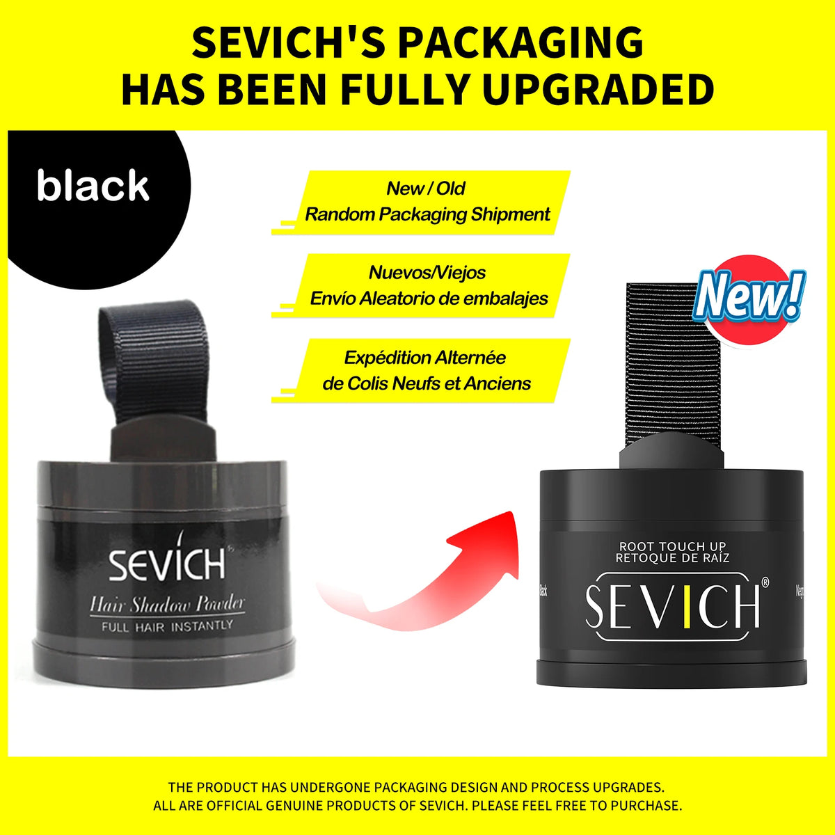 Sevich Hair Shadow Powder 13 Color Instantly Hair Line Powder Women Men Makeup Hair Concealer Natural Cover Hairline Powder