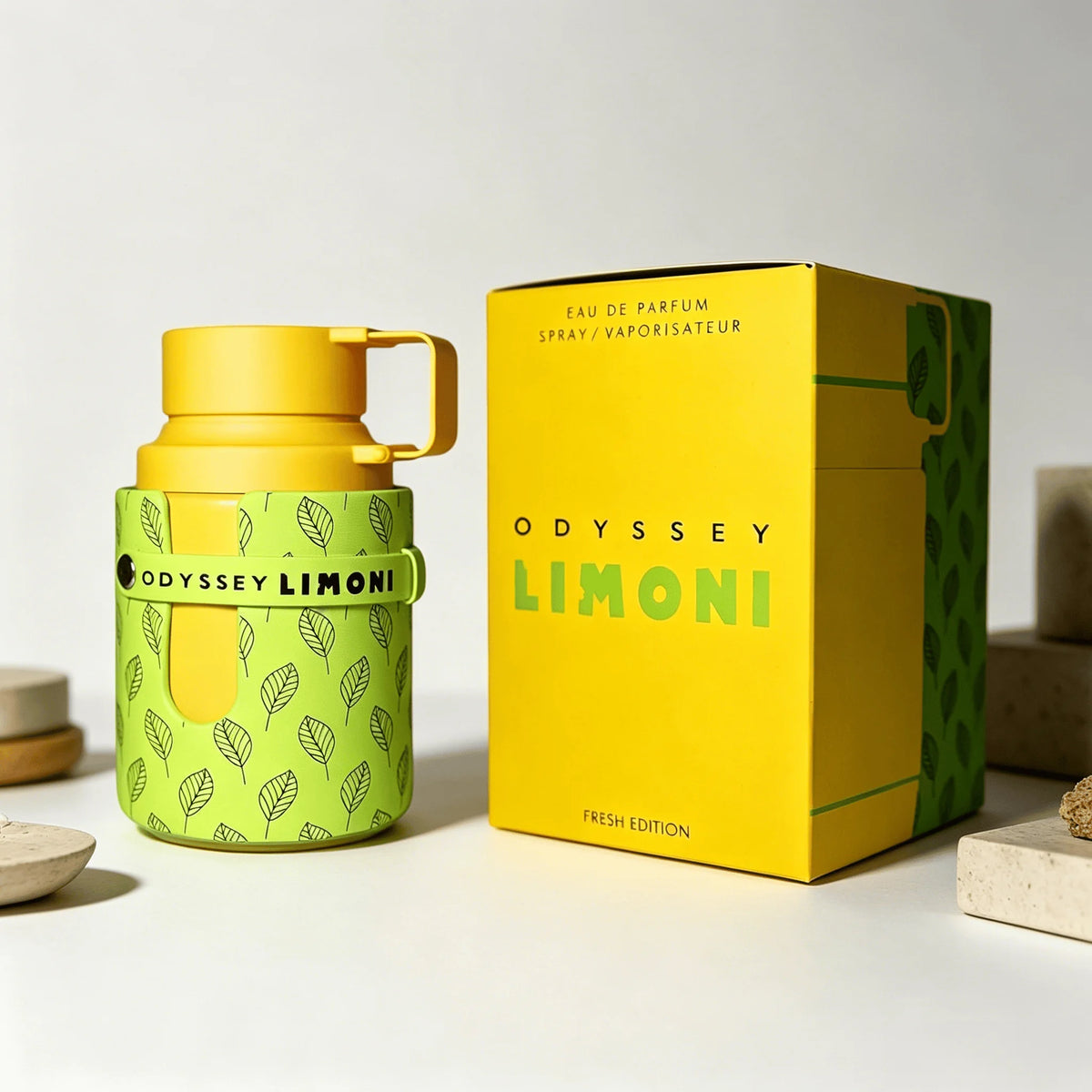Armaf Odyssey Limoni Fresh Edition Unisex EDP Perfume Refreshing Lemon Citrus Perfume Leaf Pattern Cylinder Bottle Summer Luxury Gift Perfume for Him Her - AliExpress 66