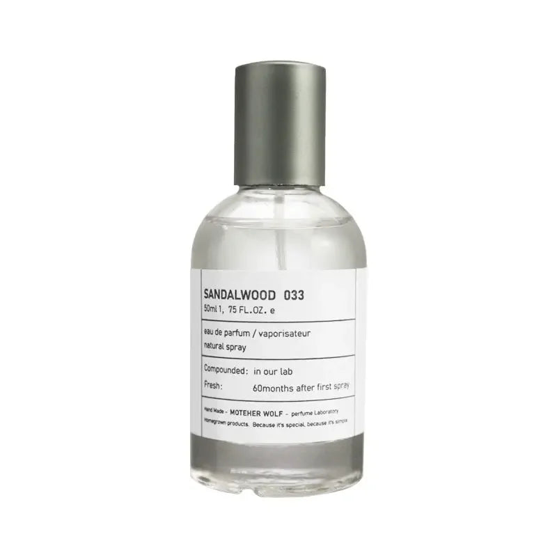 2025 50ml Perfume Sandalwood Women Long-lasting Light Fragrance Fresh Unisex Elegant Woody Cologne Men Perfume Gentleman Gift