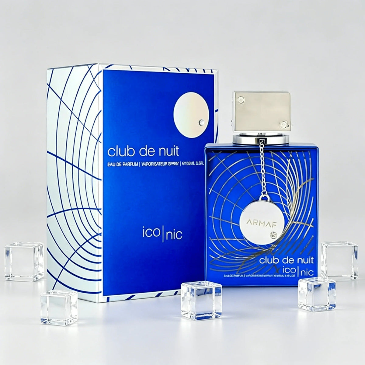 Armaf Club De Nuit Iconic Eau De Parfum 105ml Long Lasting Fresh Aquatic Woody Citrus Fragrance Men Perfume Transparent Blue Square Bottle Night Club Masculine Scent Holiday Gift for Him - AliExpress 66