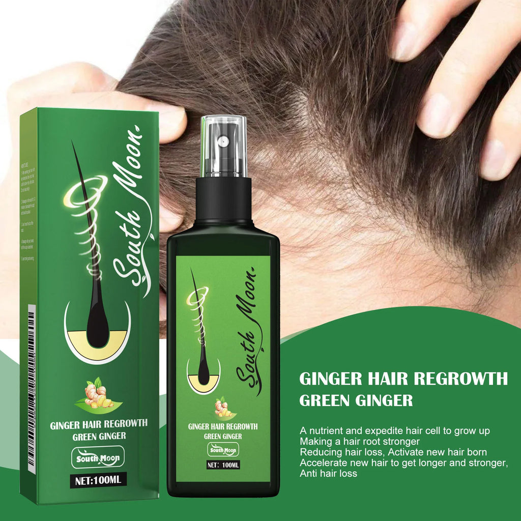 Ginger Hair Spray Promote Growth Anti Loss Improve Thin Dry Breakage Hair Nourish Root Scalp Damaged Treatment Hair Grow Spray - AliExpress 66