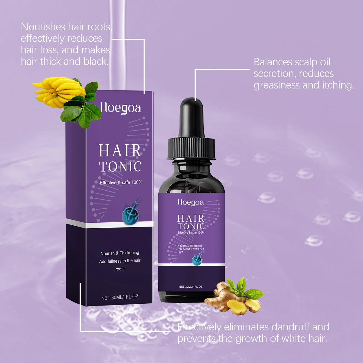 Hair Thicker Serum Strengthen Hair Roots Repair Damaged Hair Anti-Frizz Nourishing Soothing Scalp Smooth Volumizing Hair Serum - AliExpress 66
