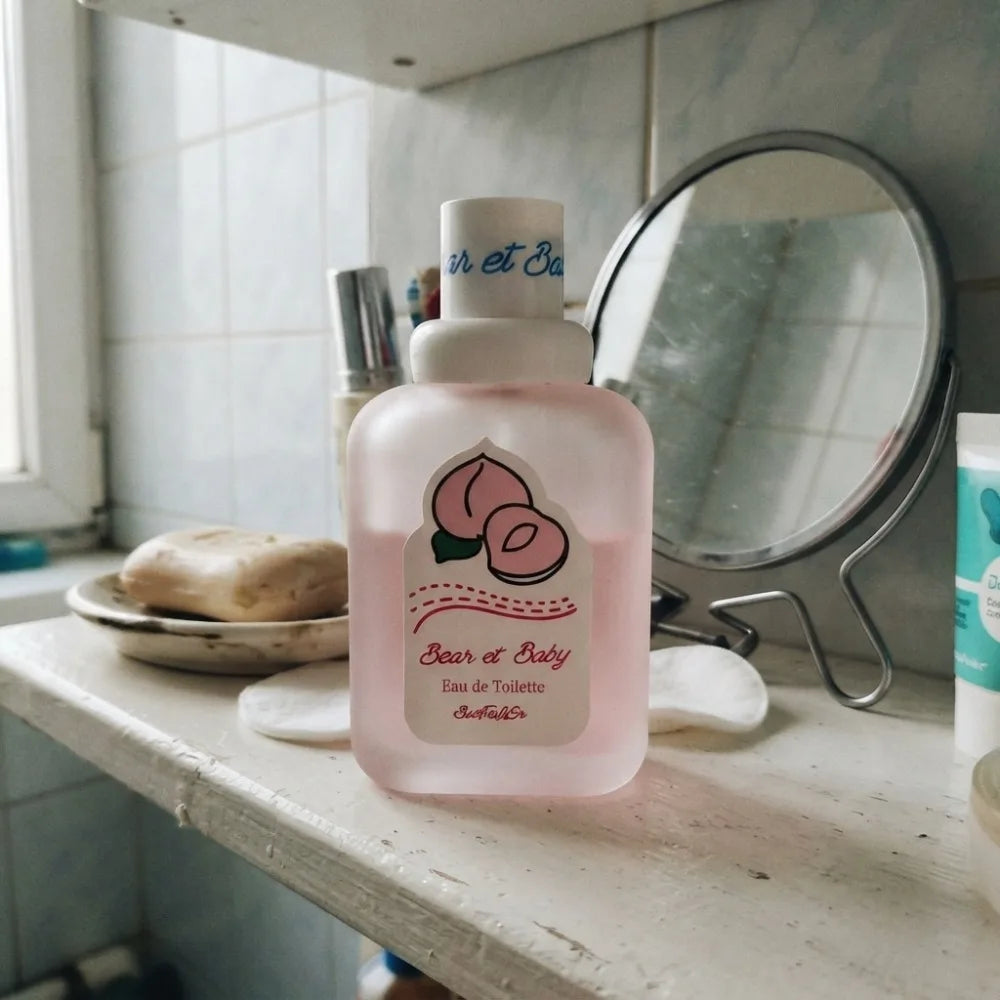 50ML Baby Bear Series Women's Perfume Long Lasting Fragrance Peach Pomegranate Orange Milk Ice Cream Fresh Not Cloying Sweetness
