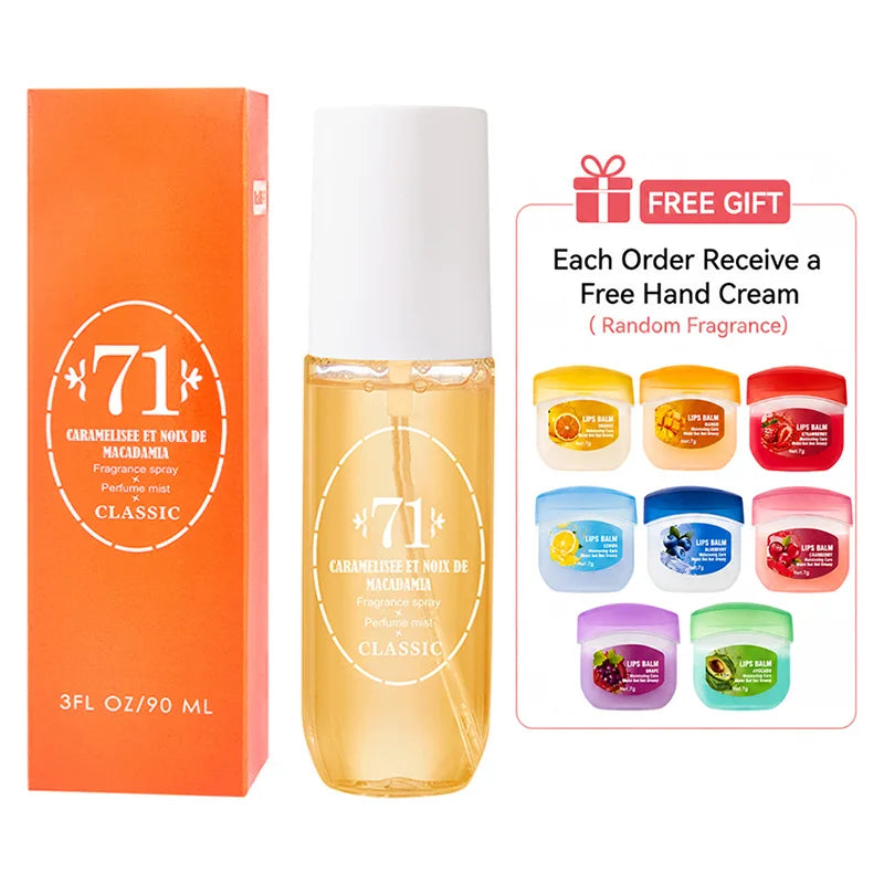 Perfume Mist Body Spray 5 Scents Vanilla Orchid Ocean Air Jasmine Blooms Creamy Coconut Milk Macadamia Long Lasting 90ml Each for Women Gift - AliExpress 66