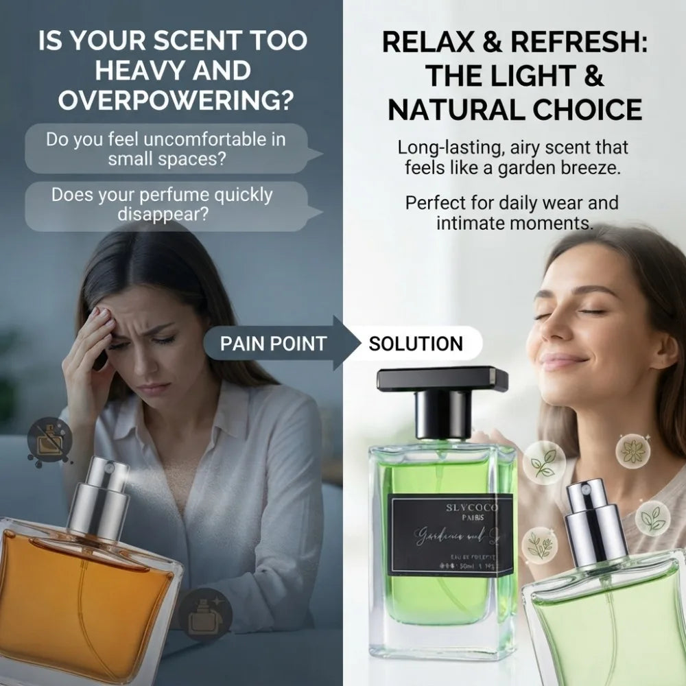 50ml SLYCOCO Gardenia Ladies Perfume Fresh Green Floral Scent Long Lasting Eau De Toilette Square Bottle Romantic Gift - AliExpress 66
