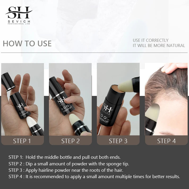 Sevich 3g Water Proof Hair Shadow Powder Hair Line Modified Repair Edge Control Powder Hair Shadow Trimming Root Cover Up - AliExpress 66