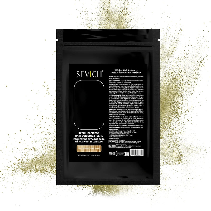 Sevich Hair Building Fibers Hair Refill 100g Hair Concealer Powder with Thinning Hair Covers Bald Spots Hair Fiber Powder Unisex - AliExpress 66