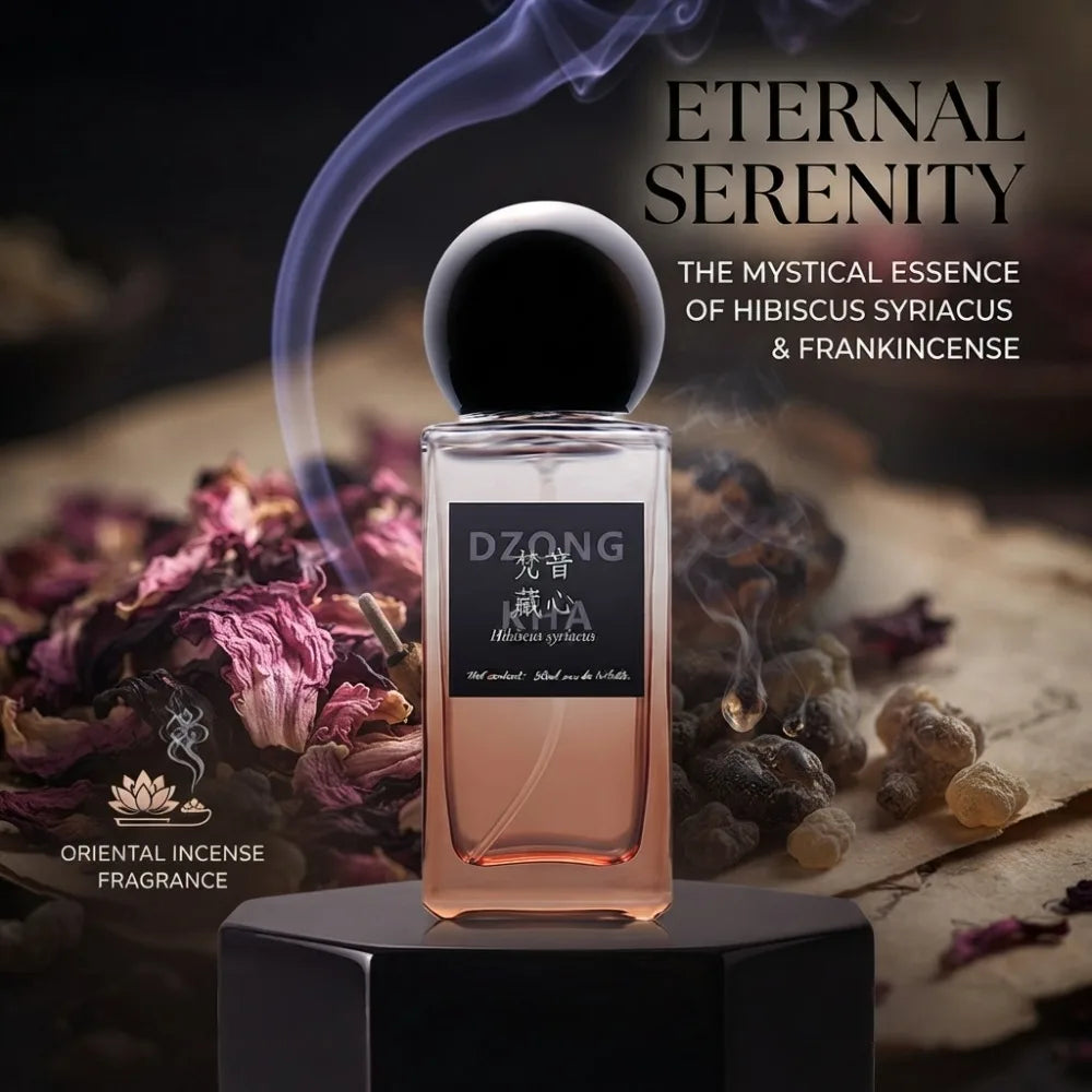 50ML Hibiscus Syriacus Perfume Eau De Toilette Mellow Mysterious Elegant Long Lasting Oriental Floral Woody Fragrance For Unisex