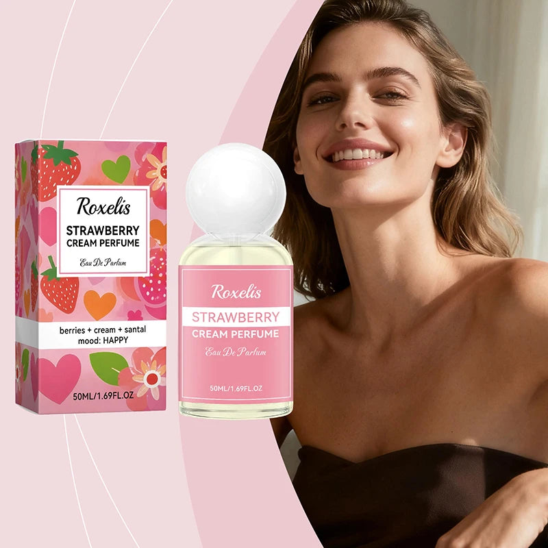 Strawberry Cream Women's Perfume Natural Fresh Sweet Fragrance Daily Commute Body Spray Charming Eau De Toilette For Dating