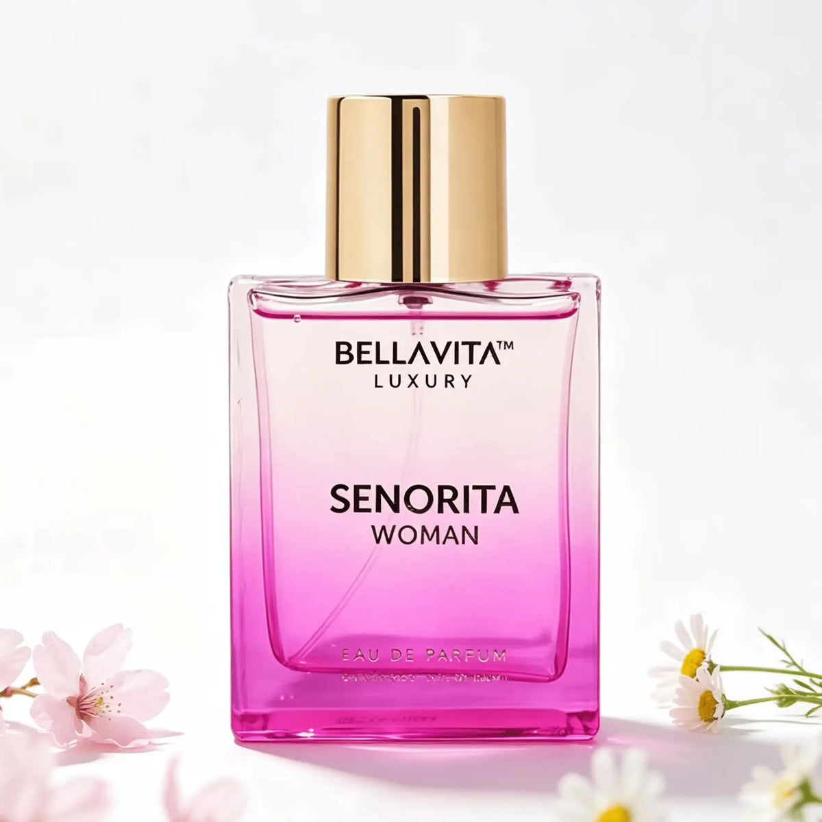 BELLAVITA LUXURY Senorita Woman 100ml Ladies EDP Spray Long Lasting Elegant Floral Cologne Pink Transparent Bottle Gift Package - AliExpress 66