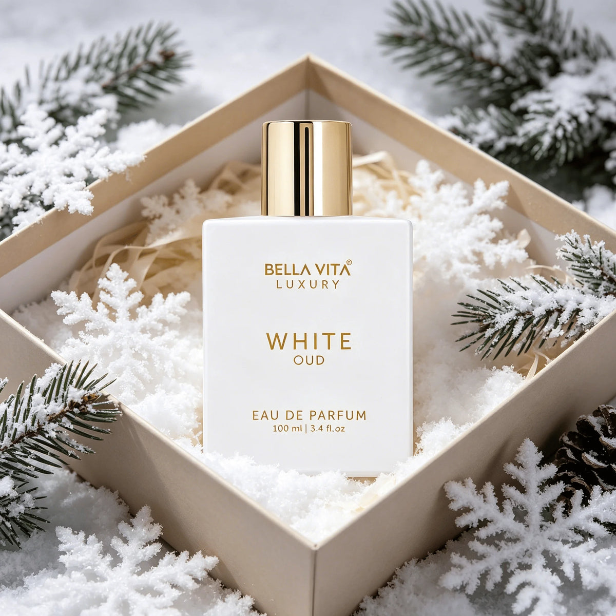 BELLA VITA LUXURY White Oud 100ml Unisex EDP Spray Long Lasting Elegant Oud Woody Cologne White Matte Bottle Holiday Gift Package - AliExpress 66