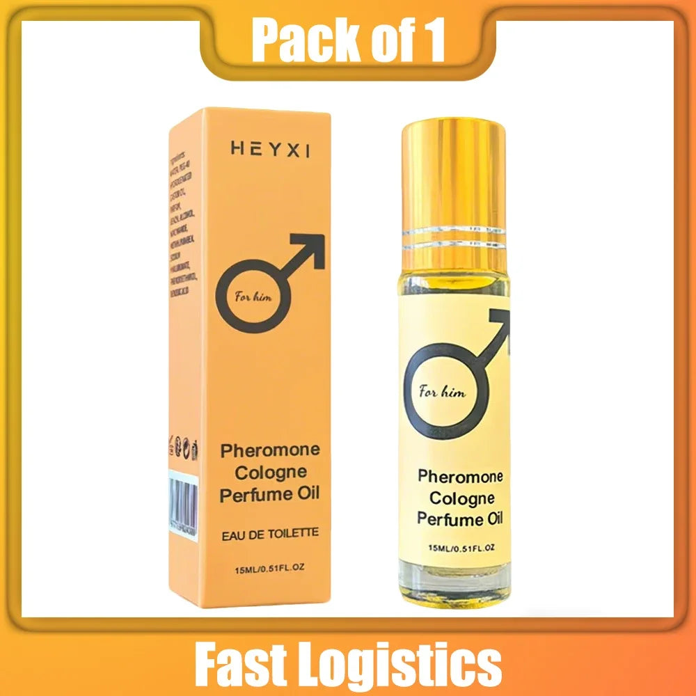 Men's Pheromone Cologne Essential Oil¡ªMen's Cologne with Woody Fragrance, Long-Lasting Scent, Roll-On Design, Lightweight*¡ª