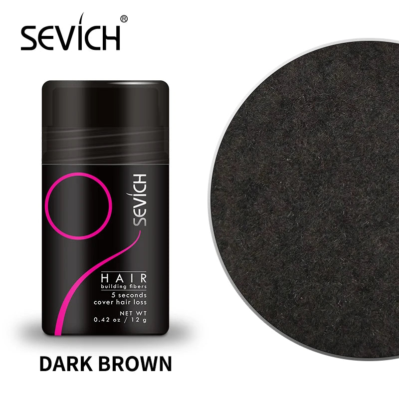 Sevich 12g Hair Fibers Instantly Hair Building Fiber Powders Adds Volume Hair Growth Fiber Salon Professional Hair Care Product - AliExpress 66