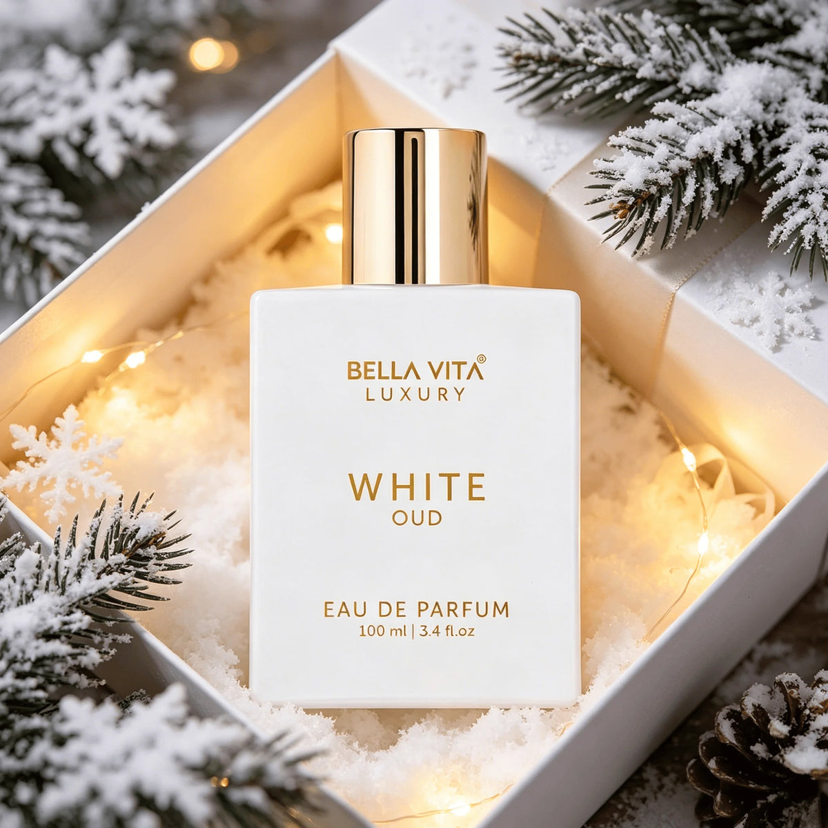 BELLA VITA LUXURY White Oud 100ml Unisex EDP Spray Long Lasting Elegant Oud Woody Cologne White Matte Bottle Holiday Gift Package - AliExpress 66