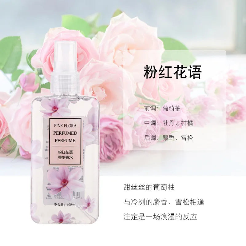 100ML English Pear And Freesia Body Mist Perfume Fresh Fruity Floral Scent Long Lasting Fragrance For Deodorant Daily Dating