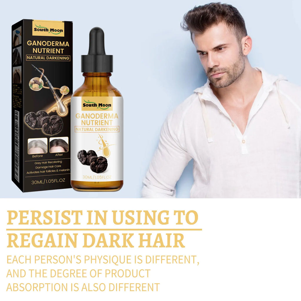 Anti Gray Hair Serum Hair Blackening Natural Color Repair Anti Loss Moisturizing Scalp Care Gray White Hair Treatment Essence - AliExpress 66