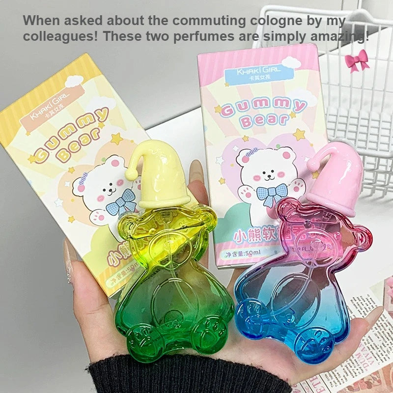Gummy Bear-Shaped Perfume, 50ml: Long-lasting, light fragrance; affordable, niche perfume for students with a sweet, girly vibe - AliExpress 66