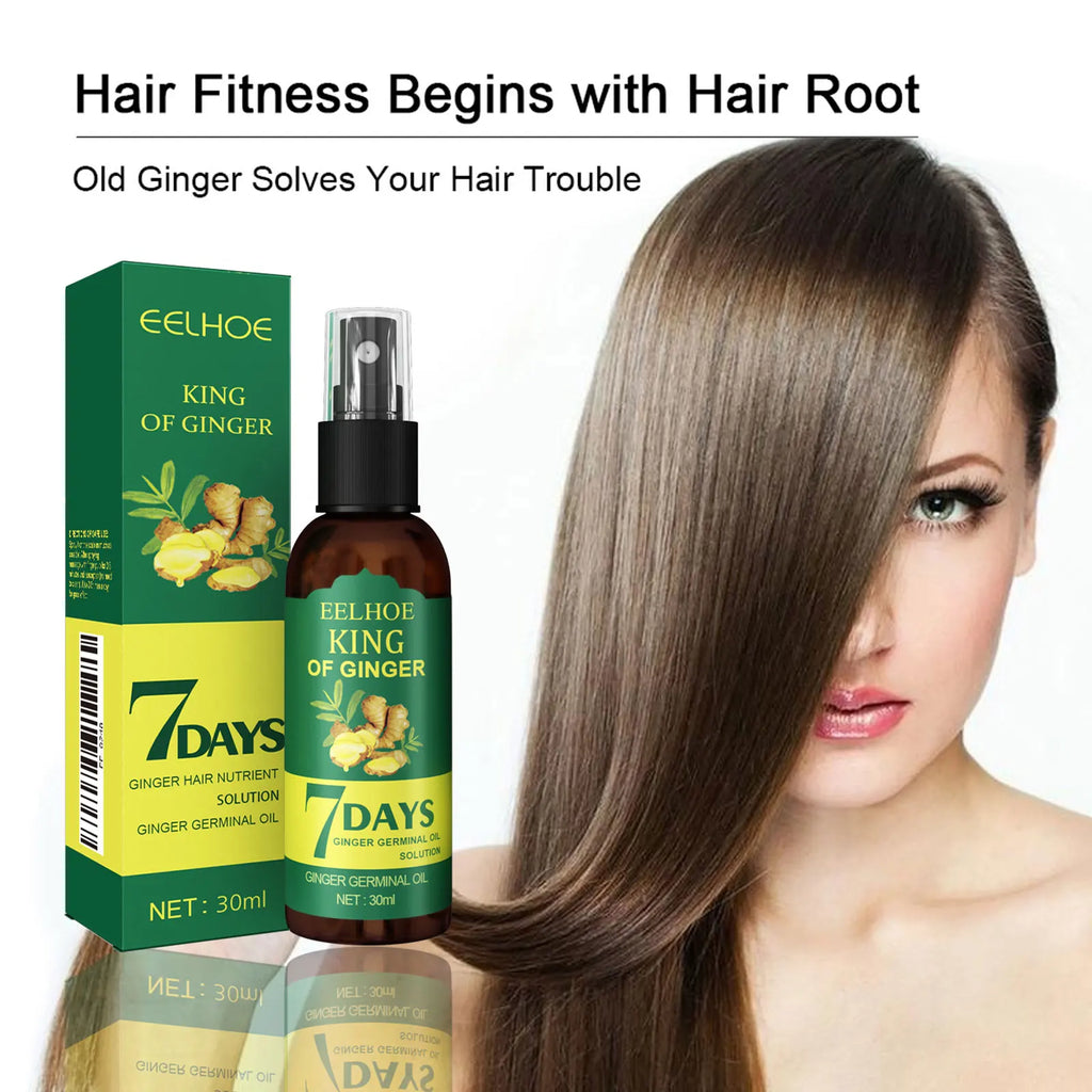 Ginger Oil Hair Booster Serum Spray Nourish Scalp Hair Follicles Refresh Control Oil Strengthen Hair Roots Nutrient Solution - AliExpress 66