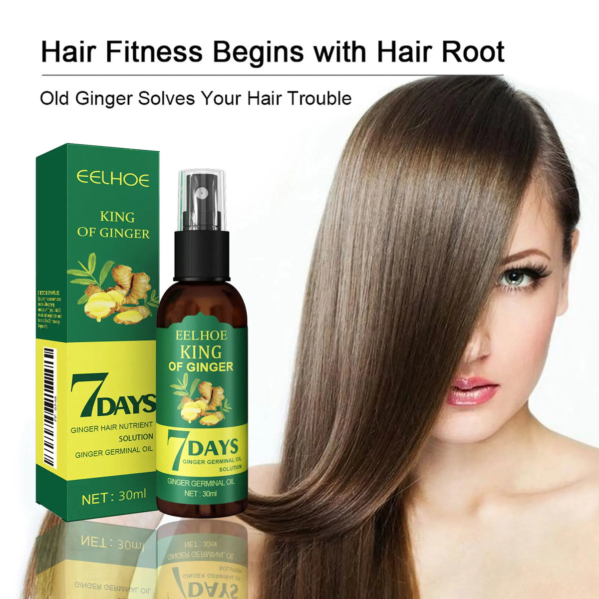 Ginger Oil Hair Booster Serum Spray Nourish Scalp Hair Follicles Refresh Control Oil Strengthen Hair Roots Nutrient Solution - AliExpress 66