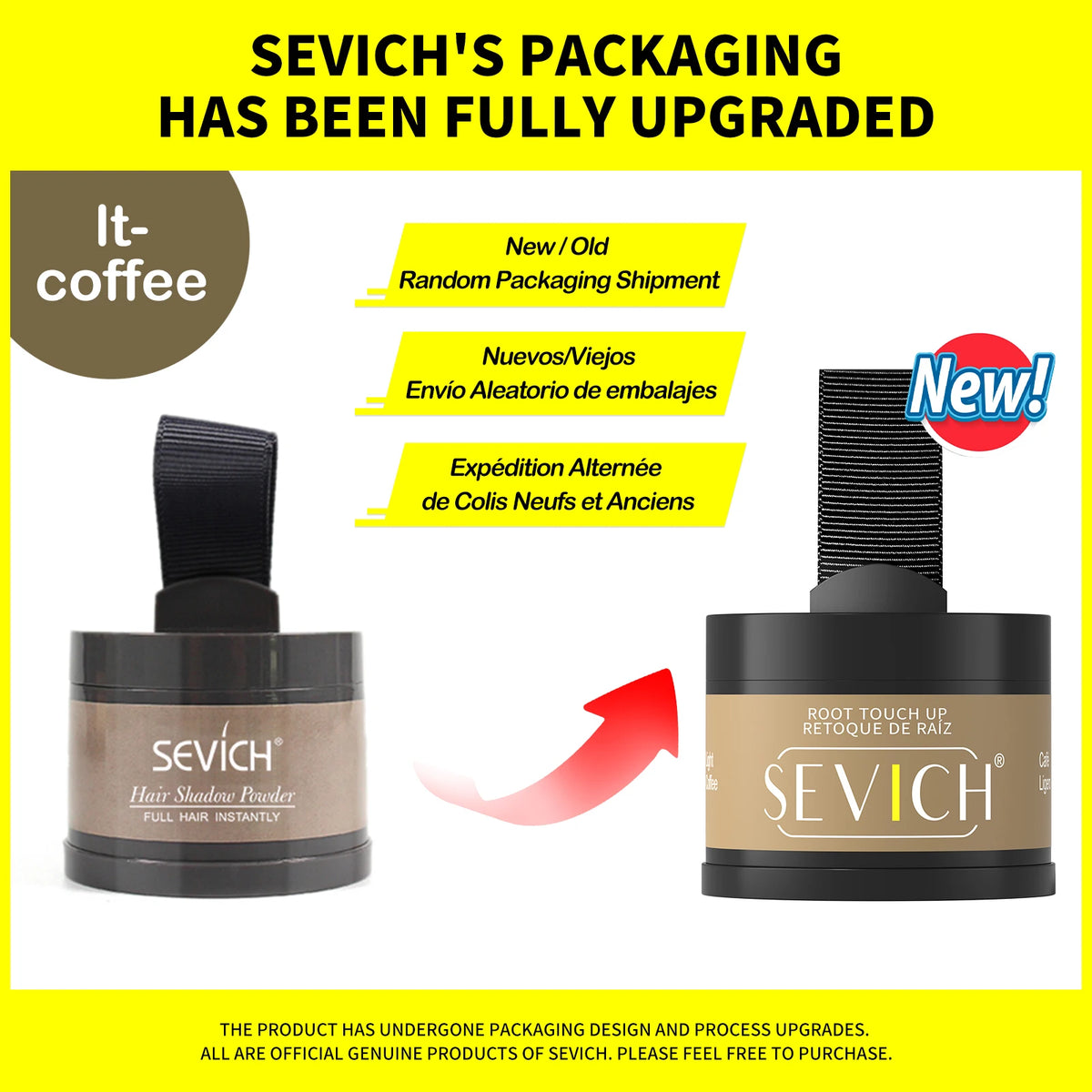 Sevich Hair Shadow Powder 13 Color Instantly Hair Line Powder Women Men Makeup Hair Concealer Natural Cover Hairline Powder
