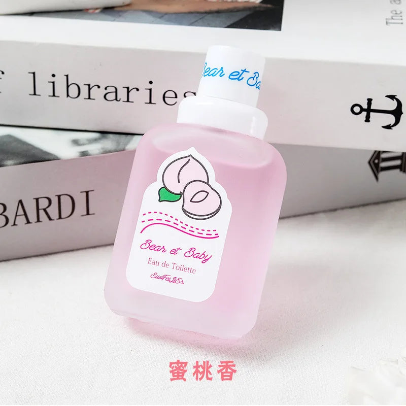 50ML Baby Bear Series Women's Perfume Long Lasting Fragrance Peach Pomegranate Orange Milk Ice Cream Fresh Not Cloying Sweetness