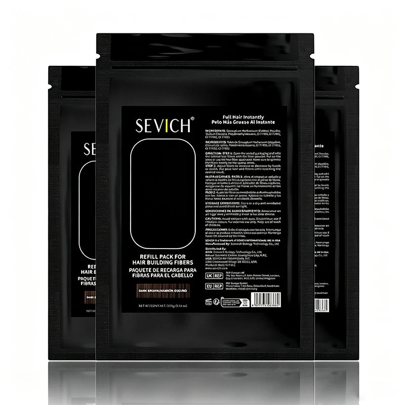 Sevich Hair Building Fibers Hair Refill 100g Hair Concealer Powder with Thinning Hair Covers Bald Spots Hair Fiber Powder Unisex - AliExpress 66