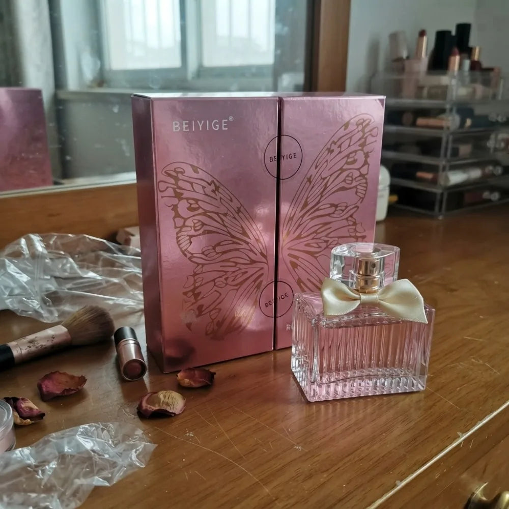 50ML Romantic Butterfly Perfume Gift Box Set Eau De Toilette Elegant Charming Long Lasting Floral Fruity Fragrance For Women