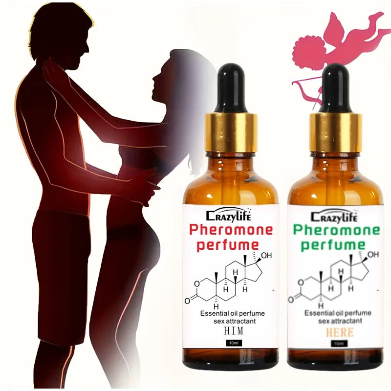 10ml Pheromone Perfume for Men Women EDT Floral Fragrance