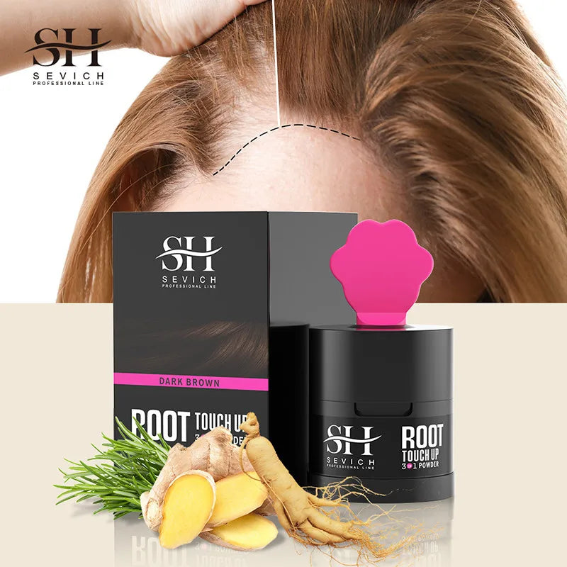 Hair Line Powder 4g Black Root Touch-up Natural Instant Waterproof Hairline Shadow Powder Hair Concealer Coverage Hair Care